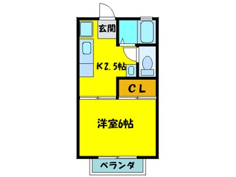 間取図 ハイツみささぎ