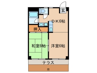 間取図 寺田ガ－デンハイツ２番館