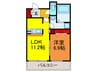 レオン光善寺 1LDKの間取り
