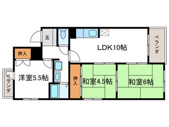 間取図 アルテ上桂