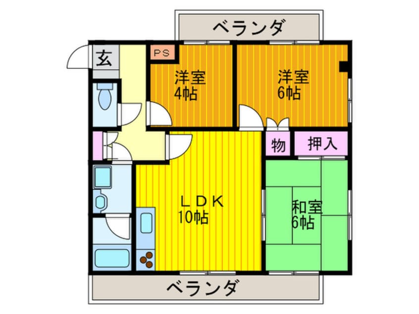 間取図 シンフォニ－レジデンス石切