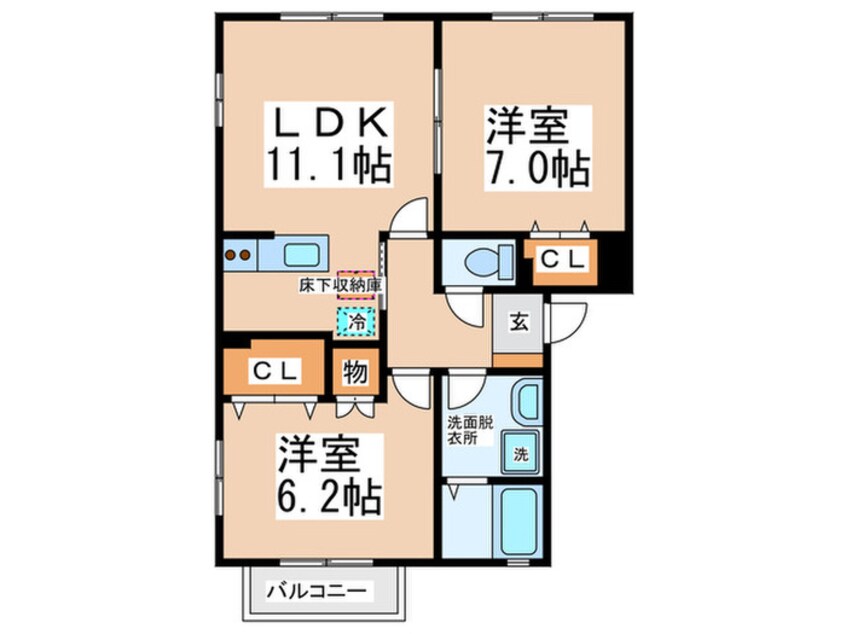 間取図 Ｓｔａｇｅ１