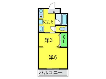 間取図 レジデンスプアクラ