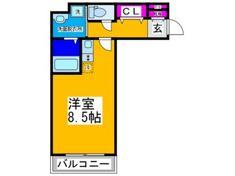 間取図 カインド中百舌鳥