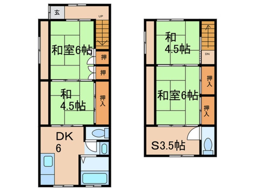 間取図 東鳴尾戸建
