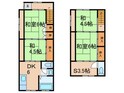 東鳴尾戸建の間取図