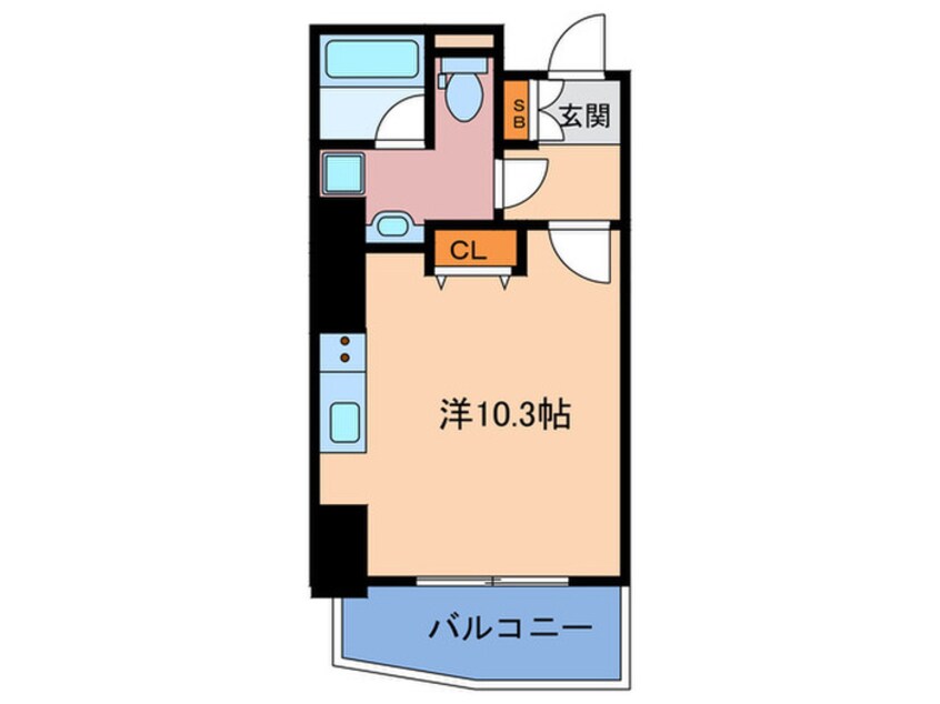間取図 エトワール北新地