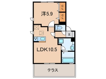 間取図 ディアコート国玉