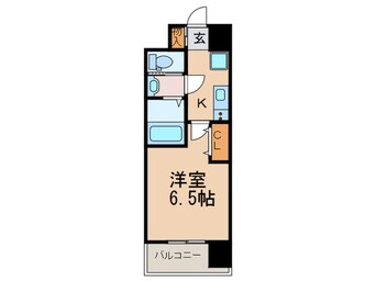 間取図 サムティ大阪CITY　WEST(603)