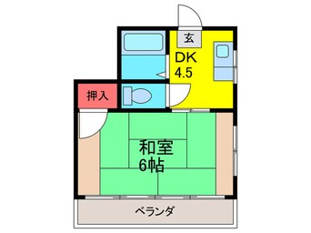 間取図 ハイツノブ