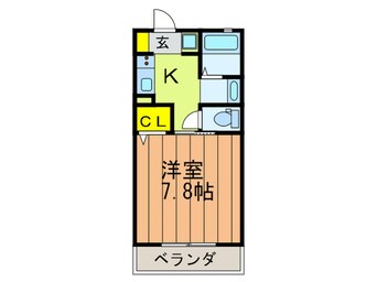 間取図 八幡シャーメゾン１番館