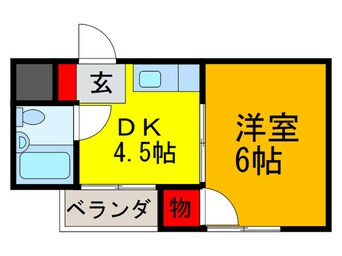 間取図 ロ－タリ－マンション布施南