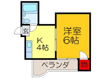 間取図 ロ－タリ－マンション布施南