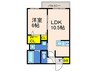 メゾン　プレミール 1LDKの間取り
