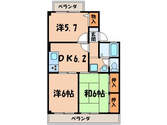 間取図 バ－ベナ光台Ｂ棟