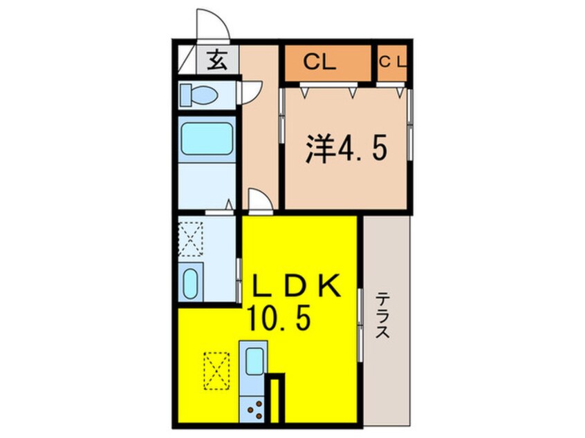 間取図 アクシス西宮北口