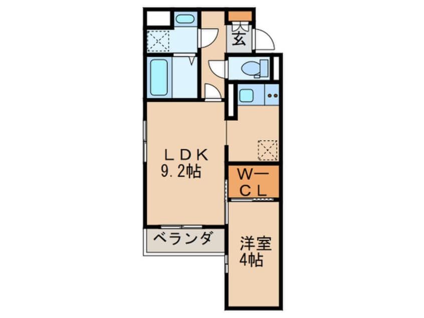 間取図 アクシス西宮北口