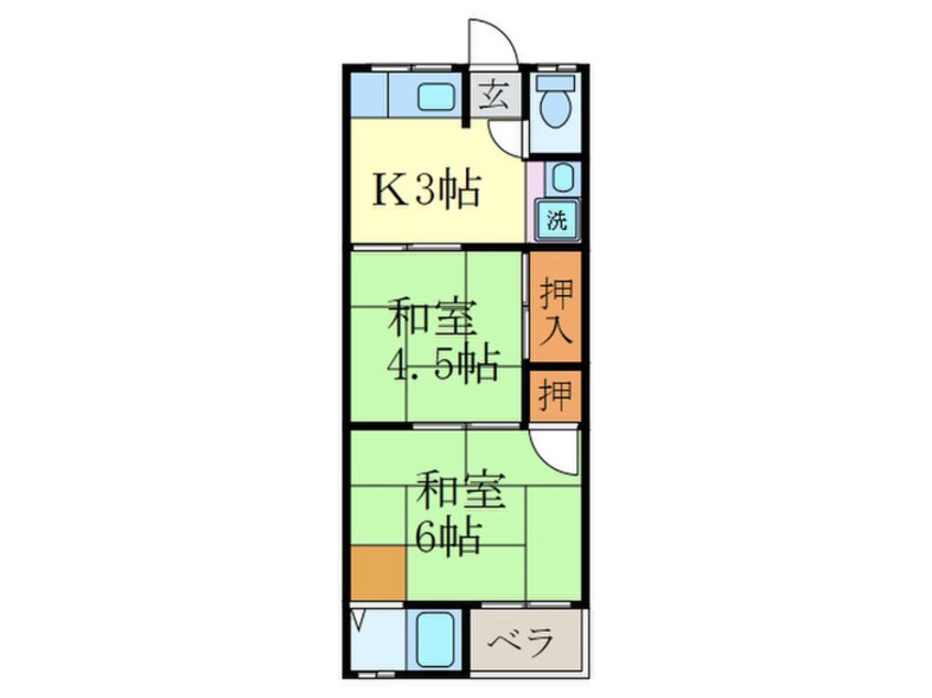 間取図 第１永井荘