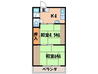 間取図 やよい荘