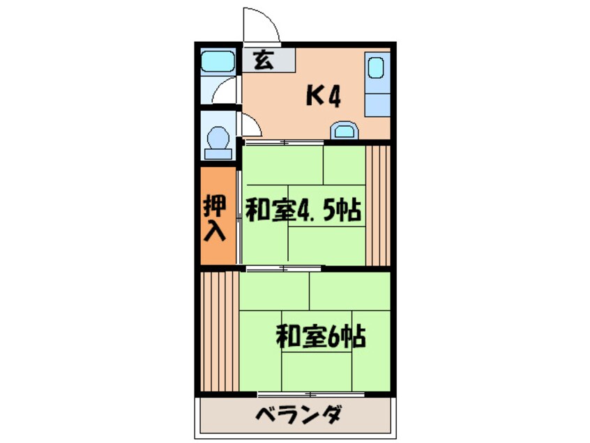 間取図 やよい荘