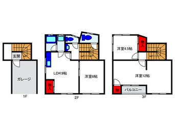 間取図 末広町２丁目戸建