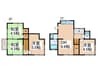 貝塚市地蔵堂140-23戸建賃貸 4DKの間取り