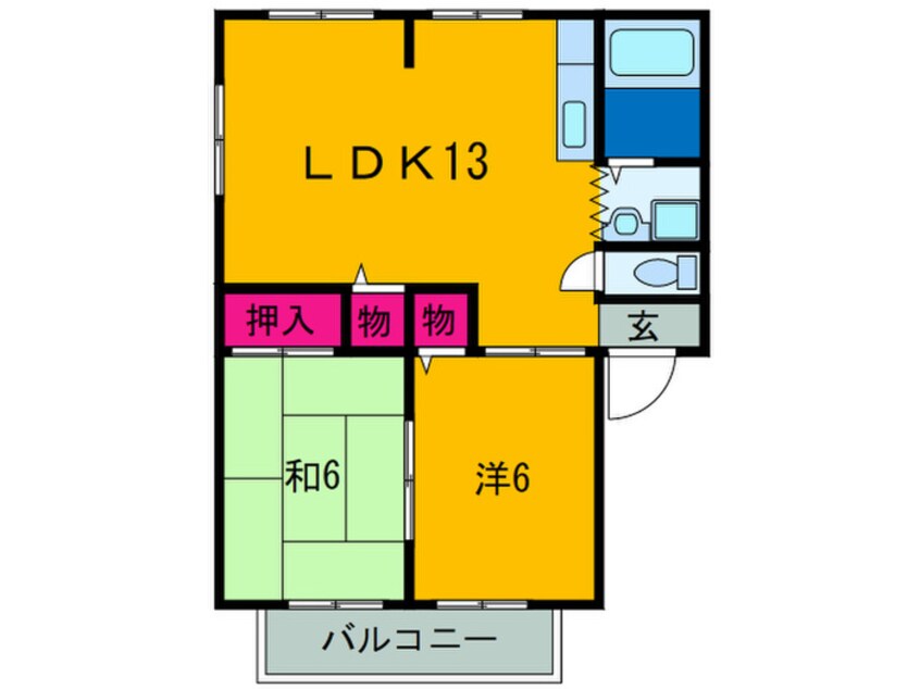 間取図 サニークレスト