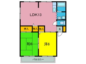 間取図 サニークレスト