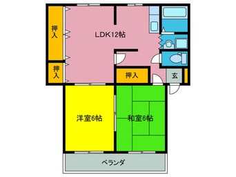 間取図 サニークレスト