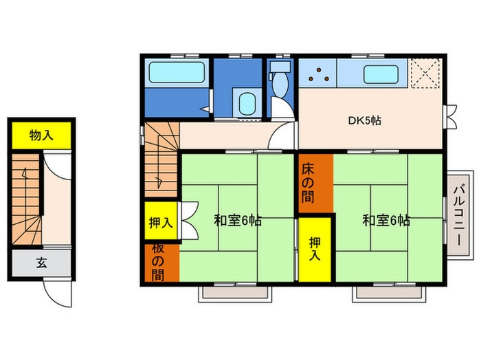 間取り図 水木通住宅