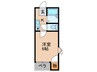 Ｒｅｎａｔｕｓ寝屋川 1Kの間取り