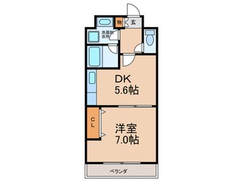 間取図 カシータミヤ