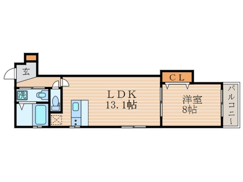 間取図 ｉ．レジデンス　六角