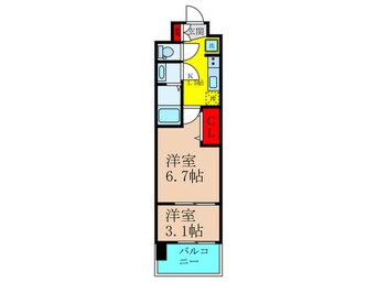 間取図 スプランディッド荒本駅前ＤＵＥ