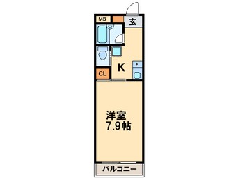 間取図 リバ－パレス白川