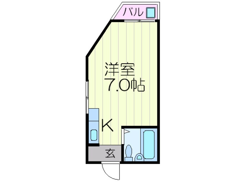 間取図 プレアデス南津の辺