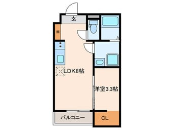 間取図 S-MOVE　三国