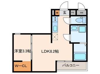 間取図 S-MOVE　三国