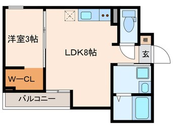 間取図 S-MOVE　三国