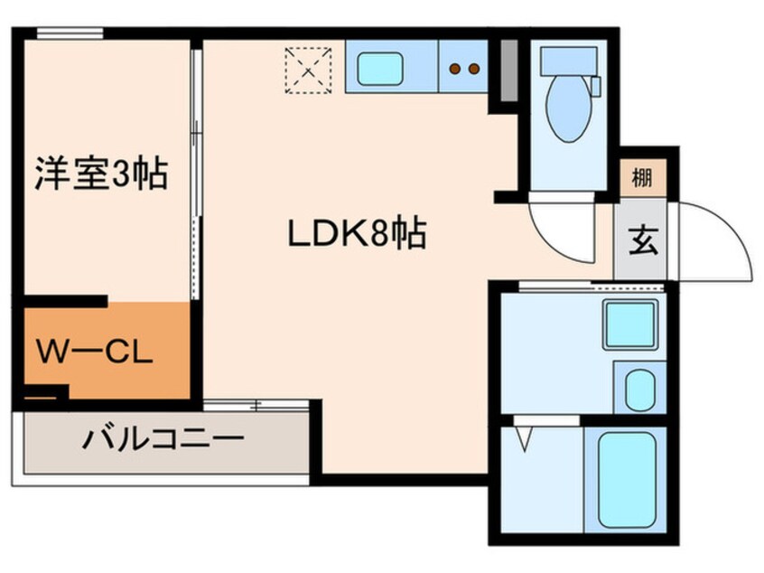 間取図 S-MOVE　三国