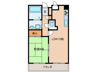 間取図 芦屋コンチェルト(107)