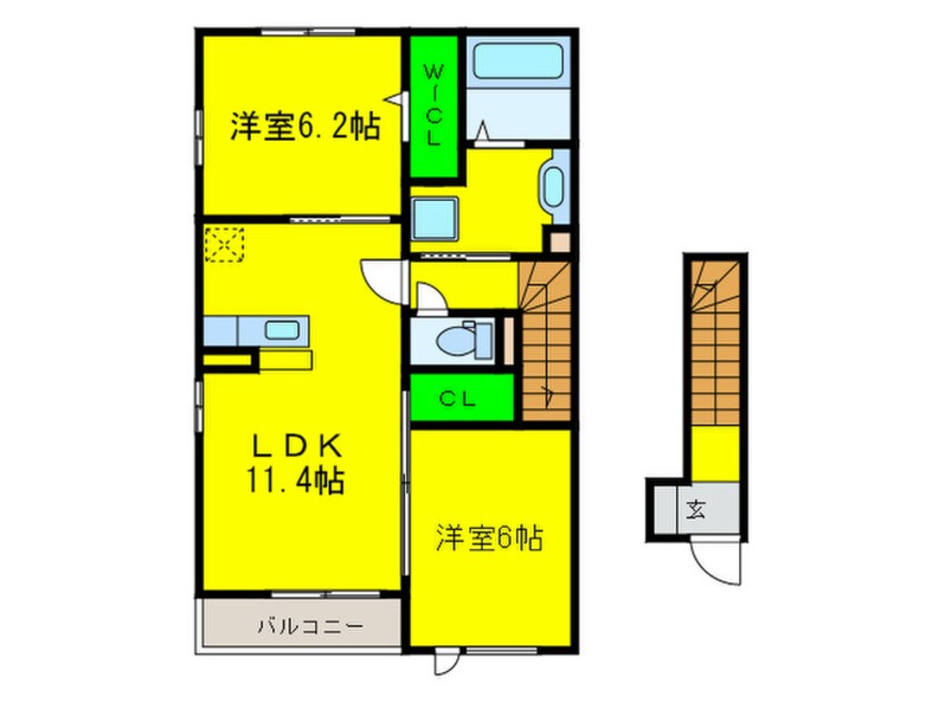 間取図 ハピネス泉ヶ丘