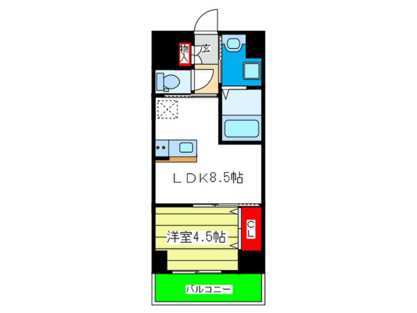 間取図 La CASA上本町