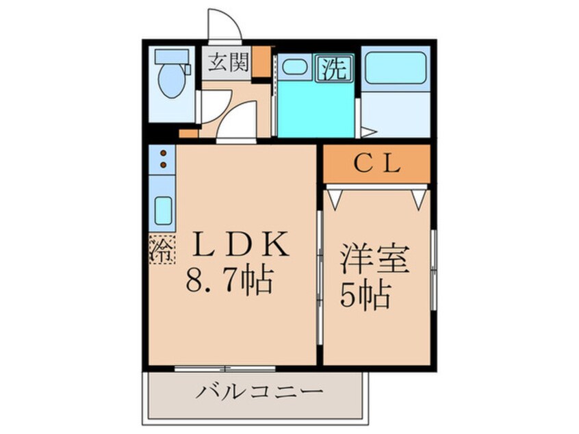 間取図 Ogar Court Fuse