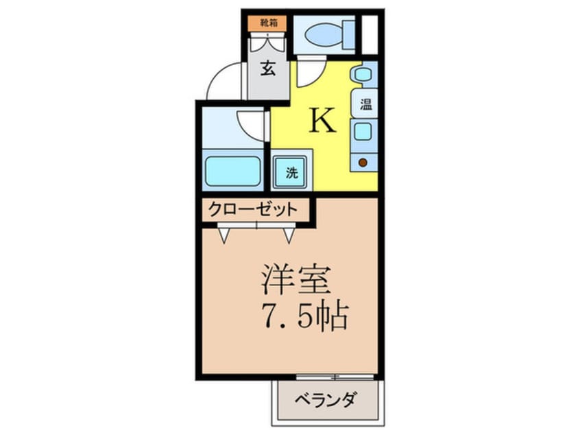 間取図 ローズコテージ弐番館