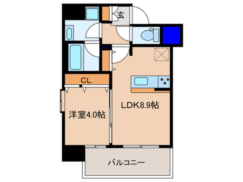 間取図 仮)ルフォンプログレ南森町