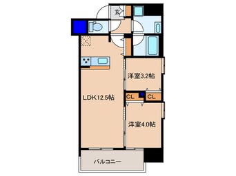 間取図 仮)ルフォンプログレ南森町