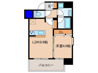 間取図 仮)ルフォンプログレ南森町