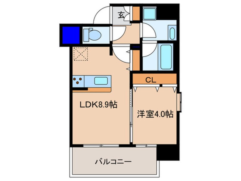 間取図 仮)ルフォンプログレ南森町