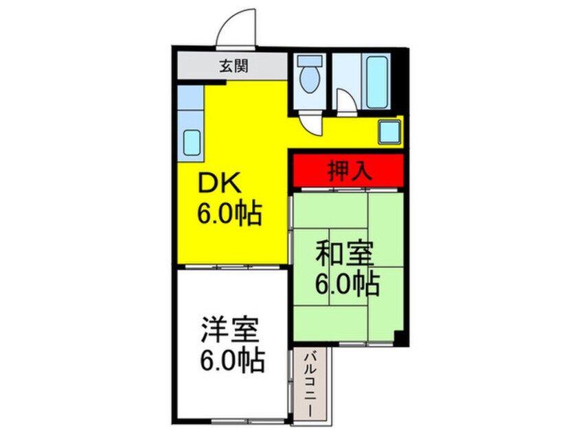 間取図 パティオ佐竹台